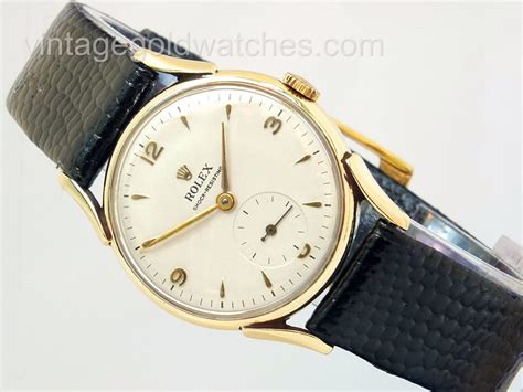 1951 rolex gold bumper date watch|1951 Rolex .